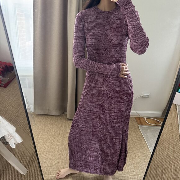 COS Mélange Ribbed Midi Dress - Picture 5 of 9
